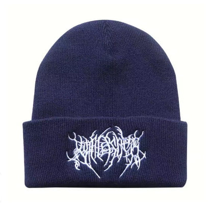 Beanie – Embroidered Graphic Ribbed Cuff Style