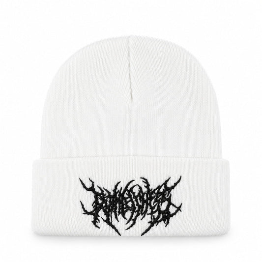 Beanie – Embroidered Graphic Ribbed Cuff Style