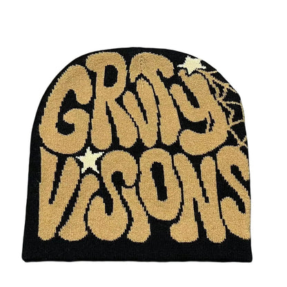 Beanie – GRVTY Y2K Print Knit