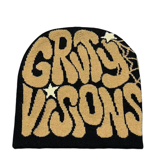 Beanie – GRVTY Y2K Print Knit