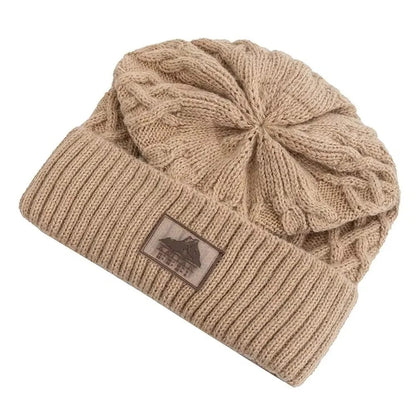 Beanie – Unisex Cable Knit with Plush Fur Cuff