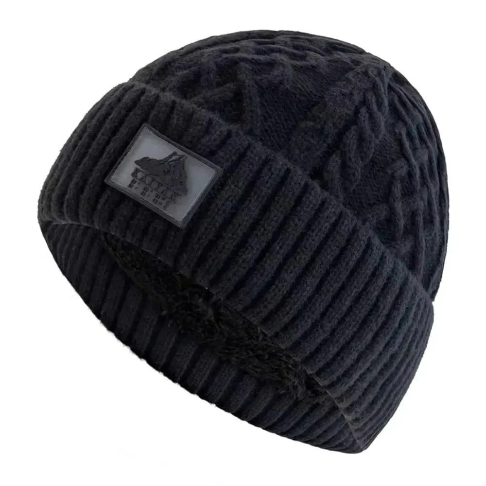 Beanie – Unisex Cable Knit with Plush Fur Cuff