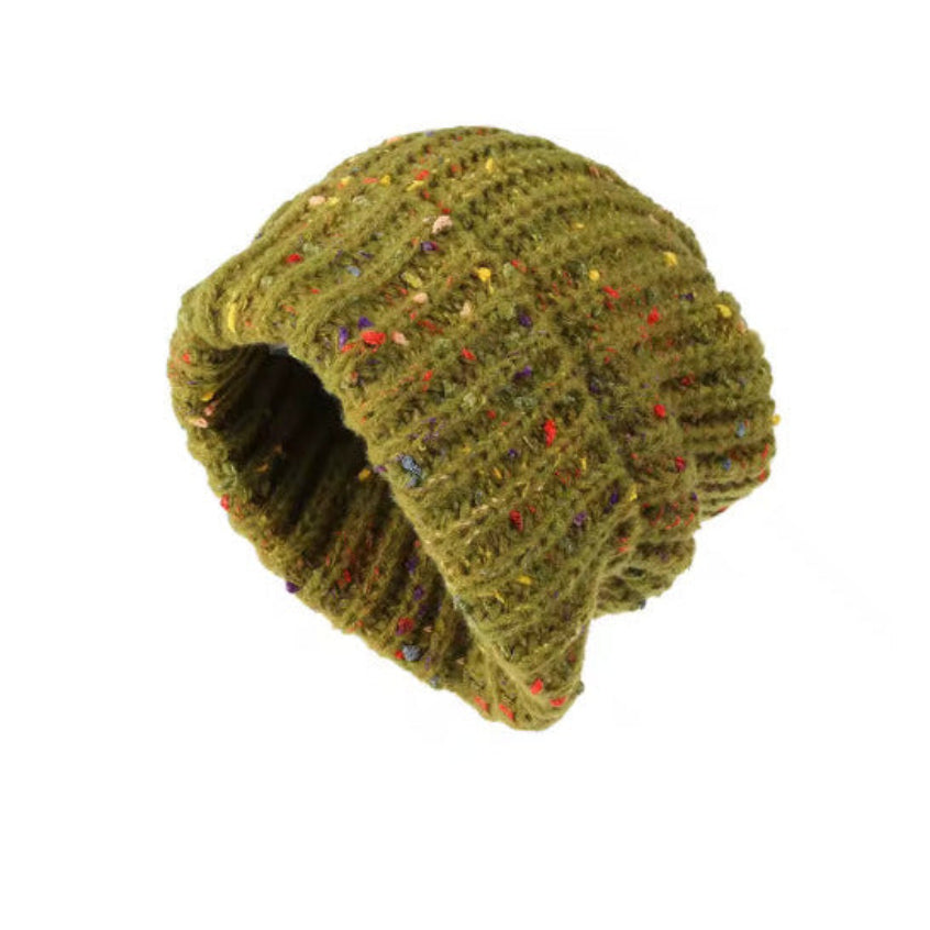 Beanie – Women's Chunky Speckled Knit