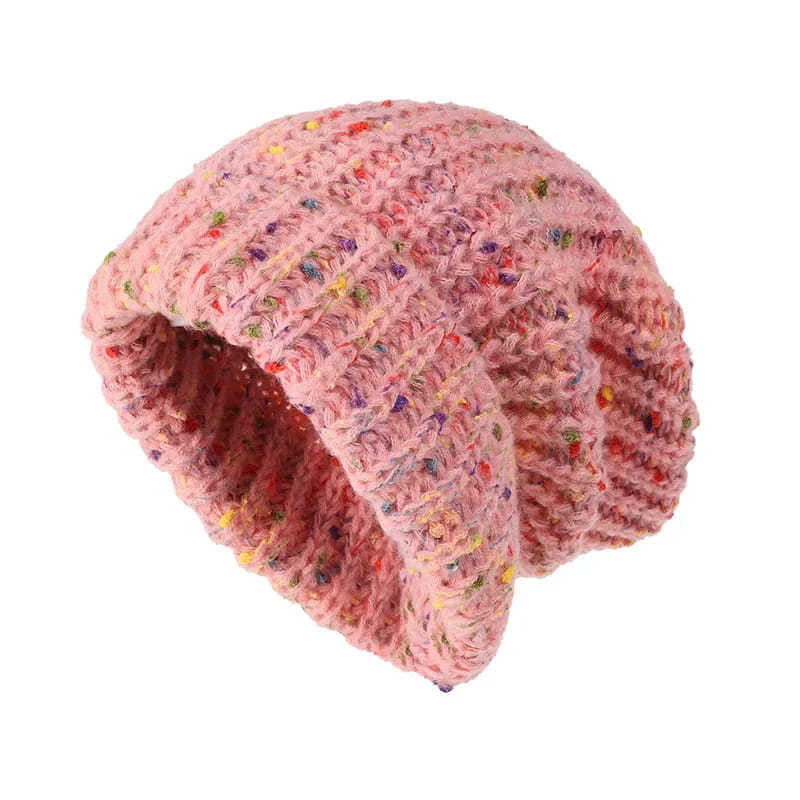 Beanie – Women's Chunky Speckled Knit