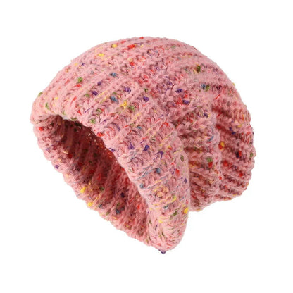 Beanie – Women's Chunky Speckled Knit
