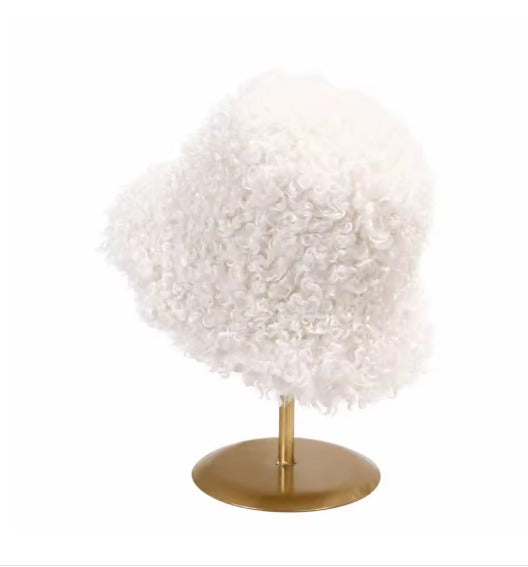 Beanie – Women's Curly Lamb Fur