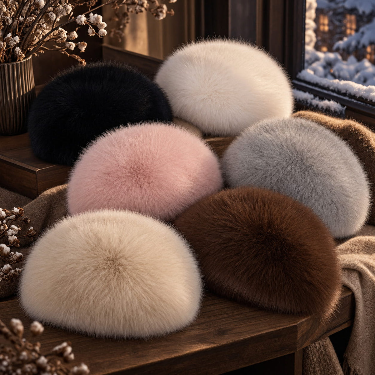 Beanie – Fluffy Fur Windproof Winter Style