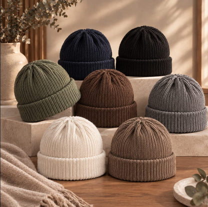 Beanie – Unisex Minimal Ribbed Docker