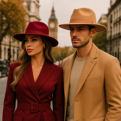 Fedora Hat – UrbanGent Wide Brim Classic