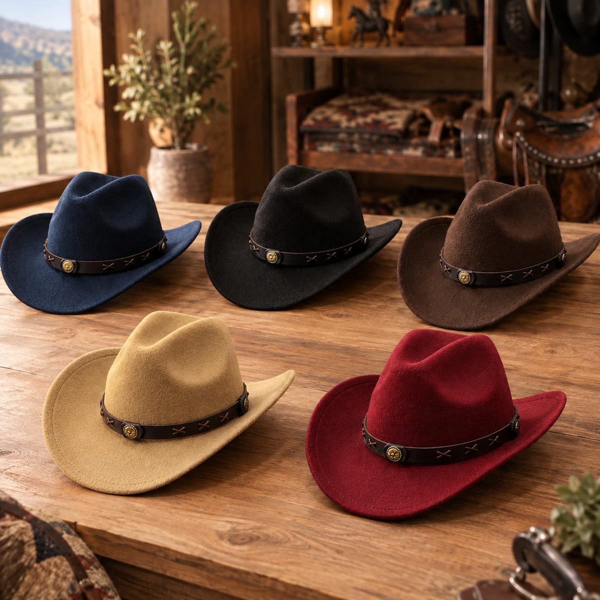 Cowboy Hat – Classic Felt Western Style