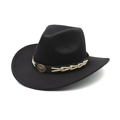 Cowboy Hat – Gold Accent Western Style