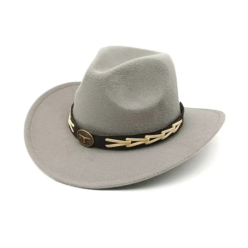 Cowboy Hat – Gold Accent Western Style