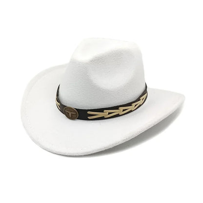Cowboy Hat – Gold Accent Western Style