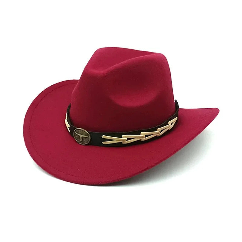 Cowboy Hat – Gold Accent Western Style