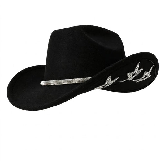 Cowboy Hat – Rhinestone Star, Glam Western Style