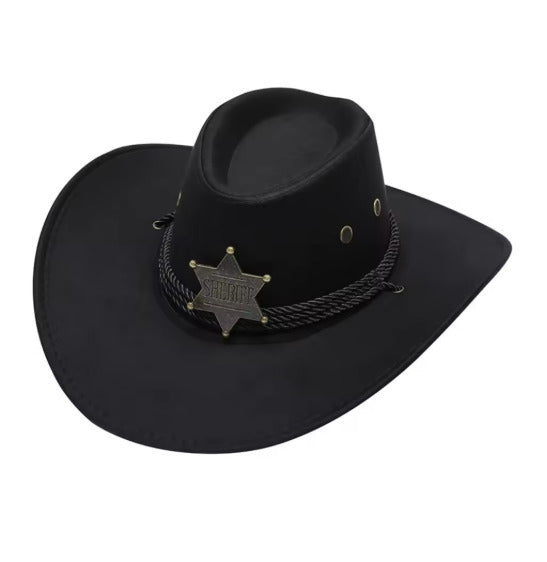 Cowboy Hat – Sheriff Badge Western Style