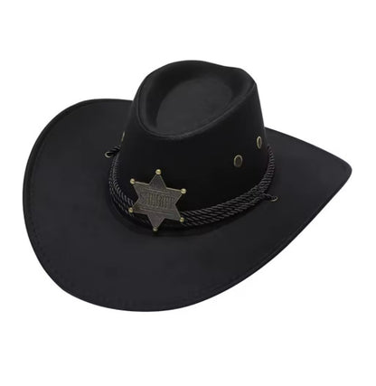 Cowboy Hat – Sheriff Badge Western Style