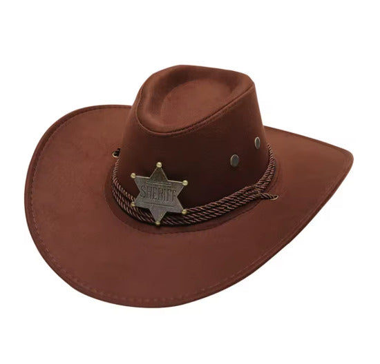 Cowboy Hat – Sheriff Badge Western Style