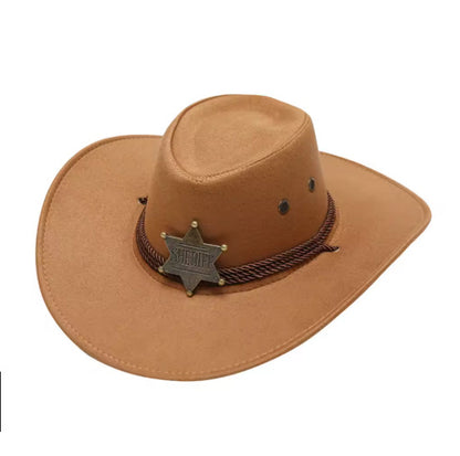 Cowboy Hat – Sheriff Badge Western Style