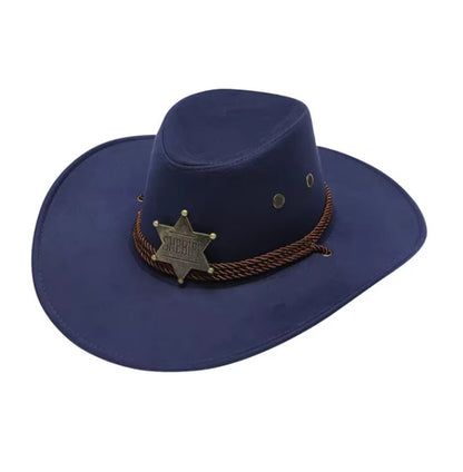 Cowboy Hat – Sheriff Badge Western Style