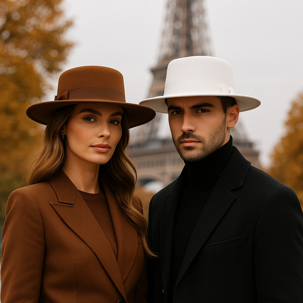 Flat Crown Fedora Hat – Bold Urban Charm