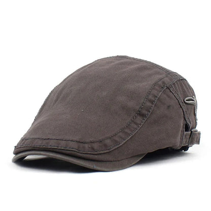 Flat Cap – Cotton Embroidered Statement Style