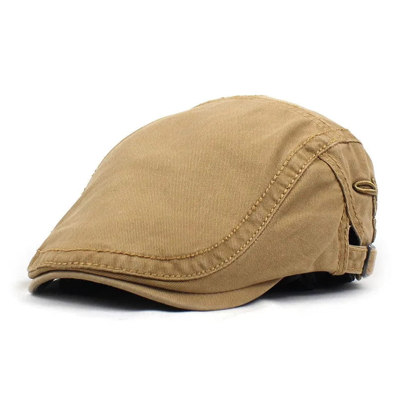 Flat Cap – Cotton Embroidered Statement Style