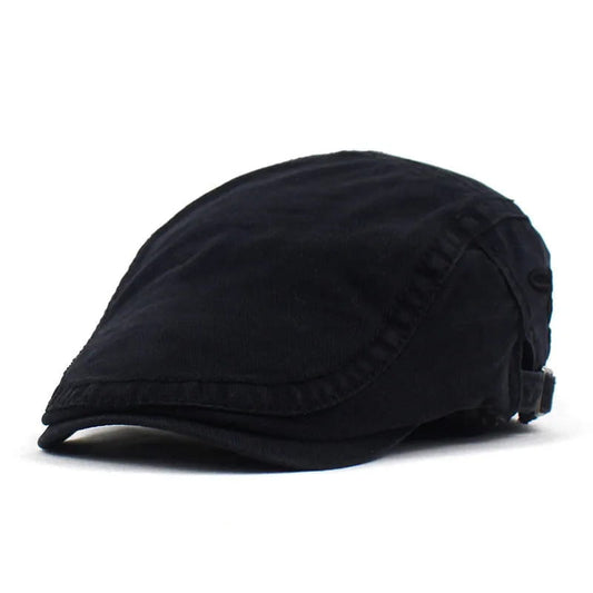 Flat Cap – Cotton Embroidered Statement Style