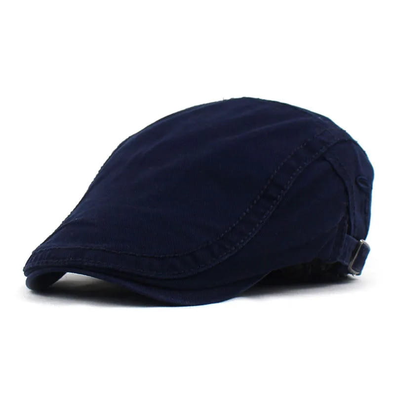 Flat Cap – Cotton Embroidered Statement Style