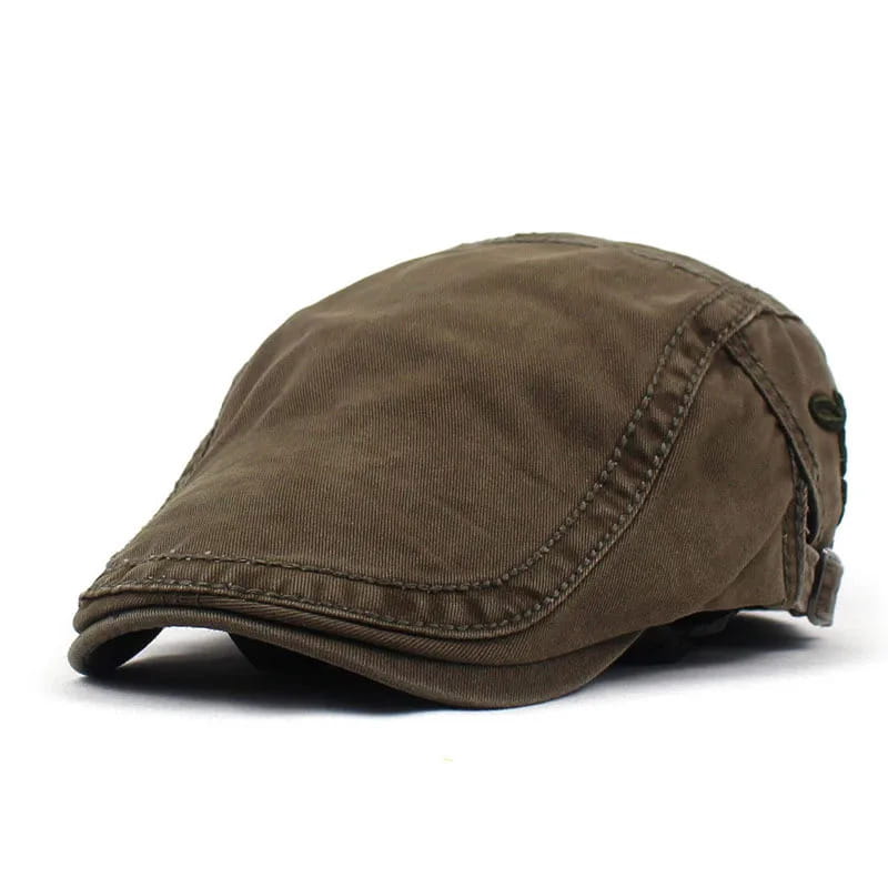 Flat Cap – Cotton Embroidered Statement Style