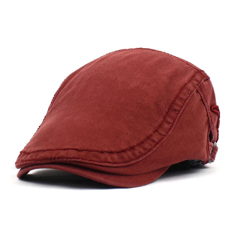 Flat Cap – Cotton Embroidered Statement Style