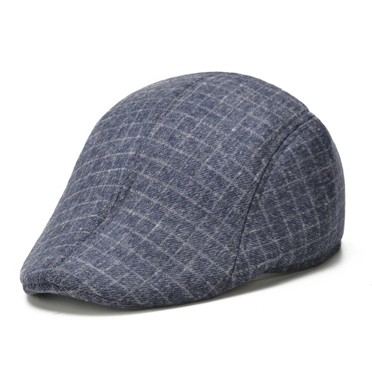 Flat Cap – Herringbone Wool, Octagonal Style