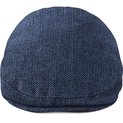 Flat Cap – Kids Newsboy, Herringbone Twill