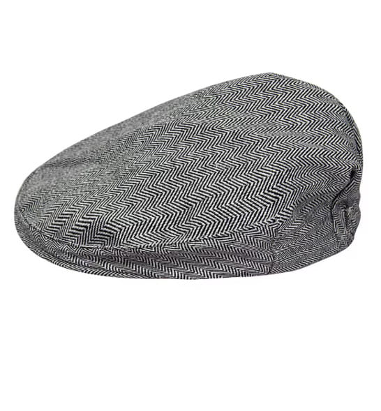 Flat Cap – Kids Newsboy, Herringbone Twill