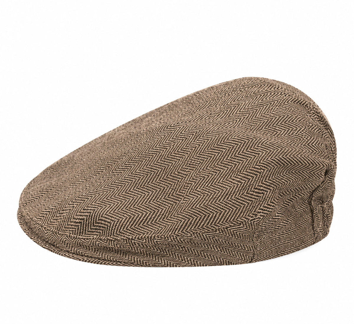 Flat Cap – Kids Newsboy, Herringbone Twill