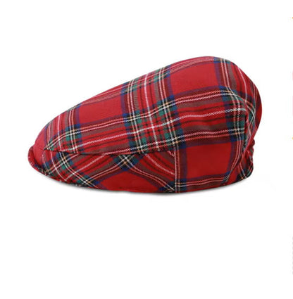Flat Cap – Kids Newsboy, Herringbone Twill