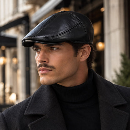 Flat Cap – Leather Edge, Modern Attitude