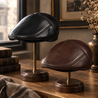 Flat Cap – Leather Edge, Modern Attitude