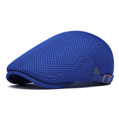 Flat Cap – Perforated Mesh Breathable Style