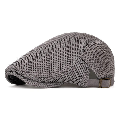 Flat Cap – Perforated Mesh Breathable Style