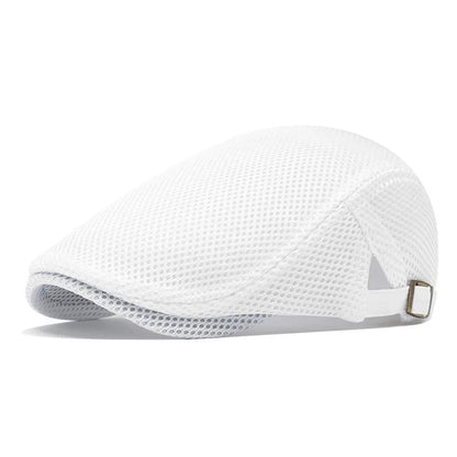 Flat Cap – Perforated Mesh Breathable Style