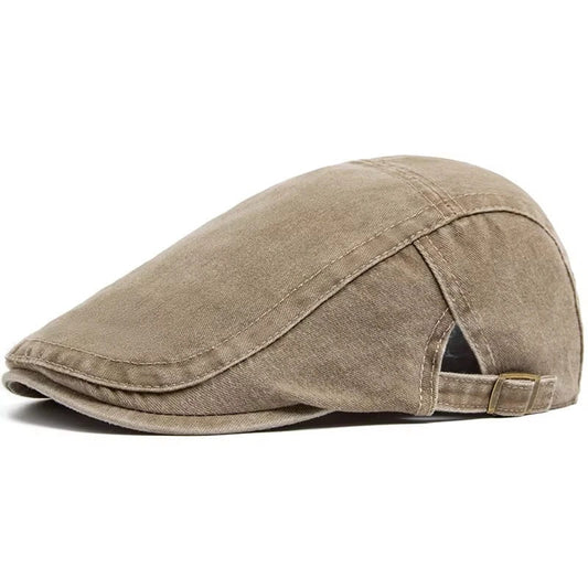 Flat Cap – Washed Cotton Vintage