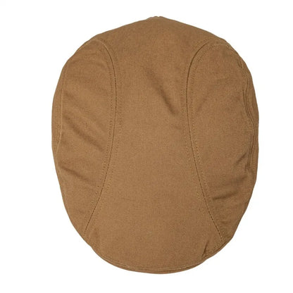 Flat Cap – Classic Cotton Structure with Subtle Paneling