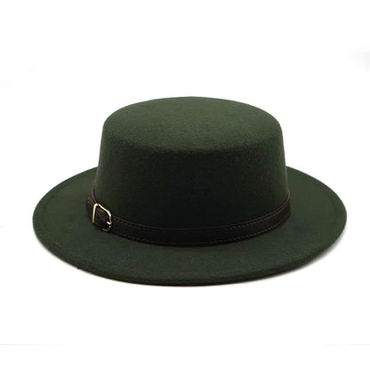 Chapeau Fedora Plat Classy Chic - La Maison du Chapeau