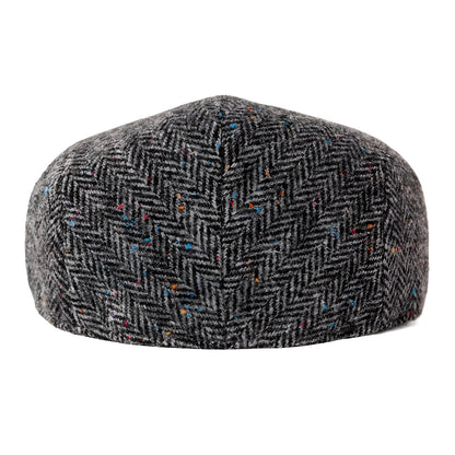 Flat Cap – Wool Herringbone With Timeless Silhouette