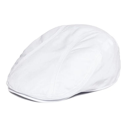 Flat Cap – Classic Cotton Structure with Subtle Paneling