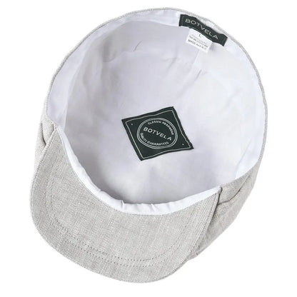 Newsboy Cap – Linen Texture And Classic Cut