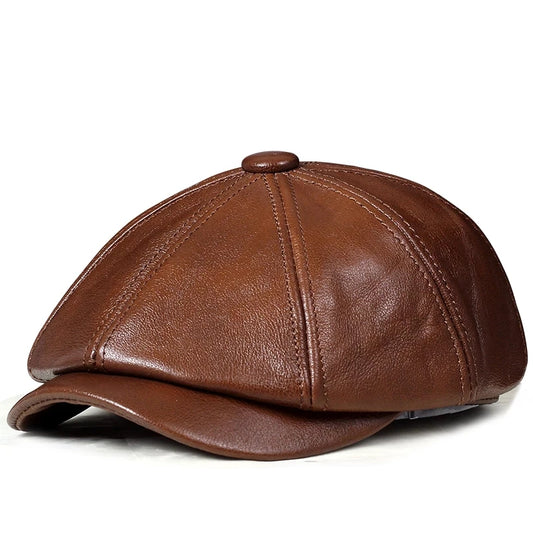 Newsboy Cap – Vintage Style In Genuine Leather