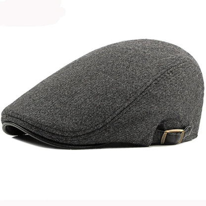 Flat Cap – Men’s Wool Herringbone Pattern