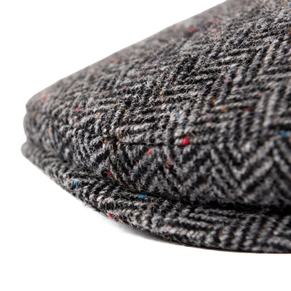 Flat Cap – Wool Herringbone With Timeless Silhouette